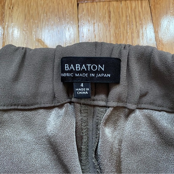 Aritzia Babaton Grey-Taupe High Rise Harvey Joggers Womens 4 - Picture 5 of 11